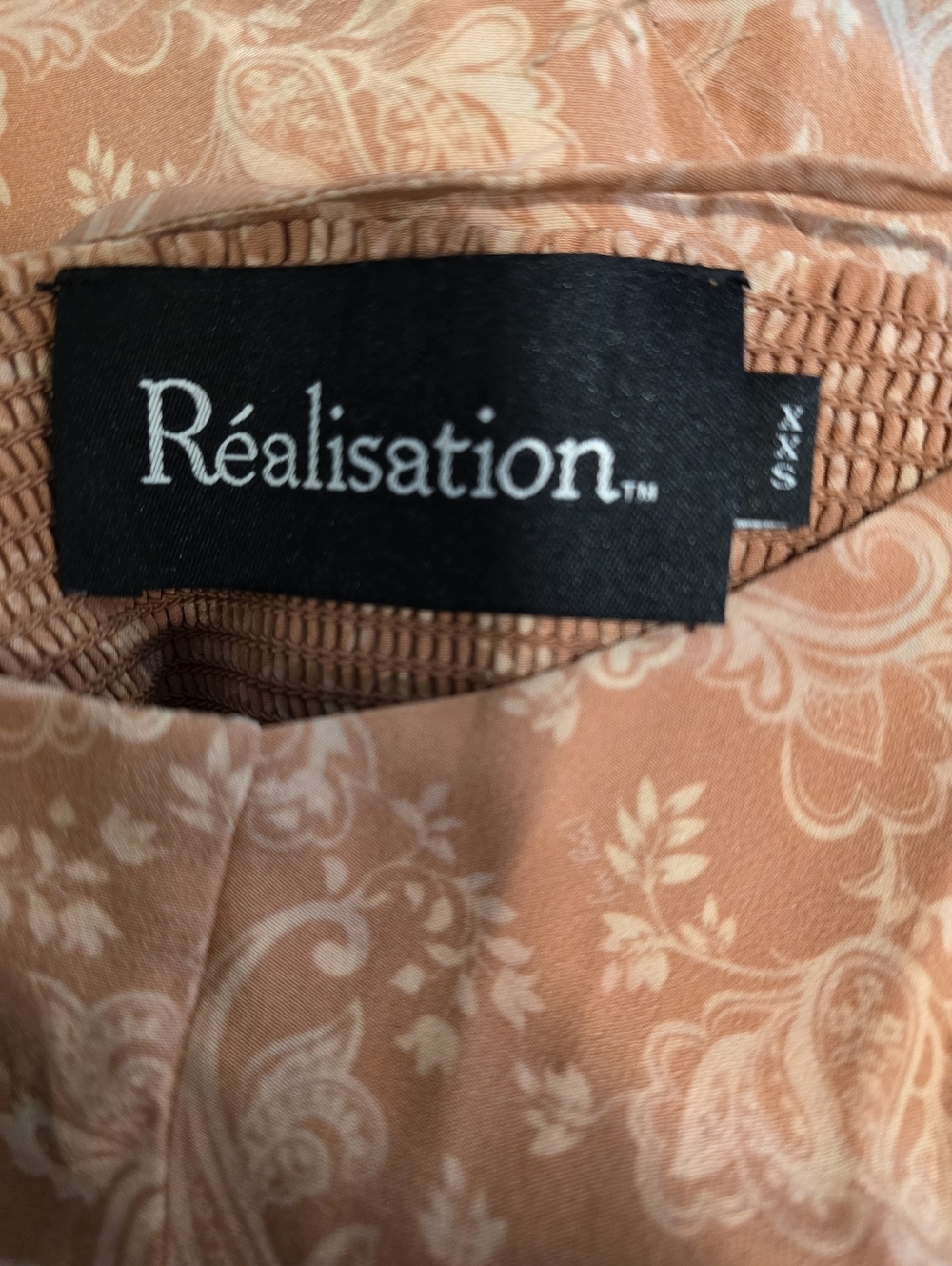 Realisation Par Inez Dazed Paisley Blush Silk Mini Dress - Picture 10 of 10